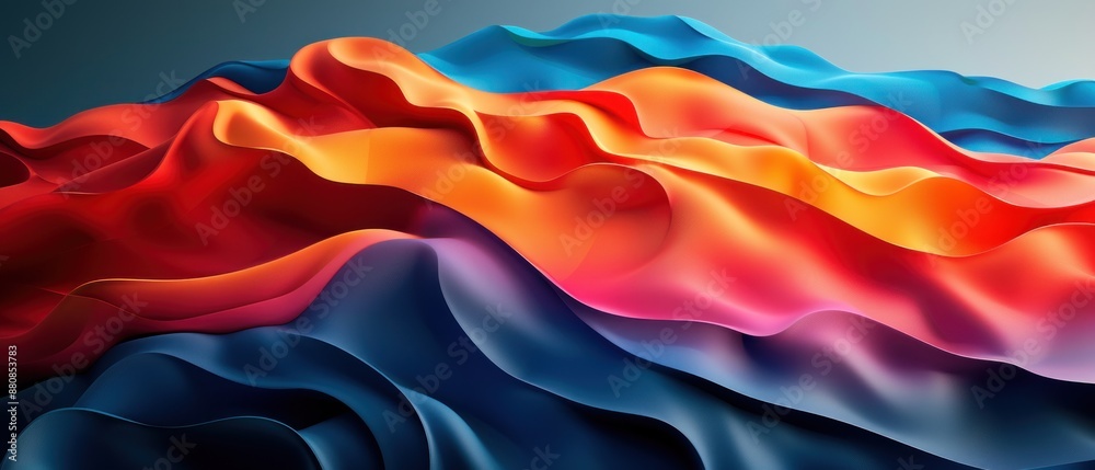 An abstract 3D background in a flat design style, emphasizing modernity and creativity. The illustration features a dynamic arrangement of shapes and colors, with a focus on depth and visual An abstract 3D background in a flat design style, emphasizing modernity and creativity. The illustration features a dynamic arrangement of shapes and colors, with a focus on depth and visual