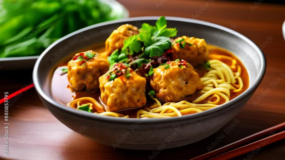 Delicious Asian cuisine ready to be savored Delicious Asian cuisine ready to be savored