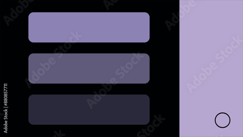 Presentation background lilac and black color. Stylish solution for designers, creating layouts, presentations, commercial proposals, banners, mockups, brand books