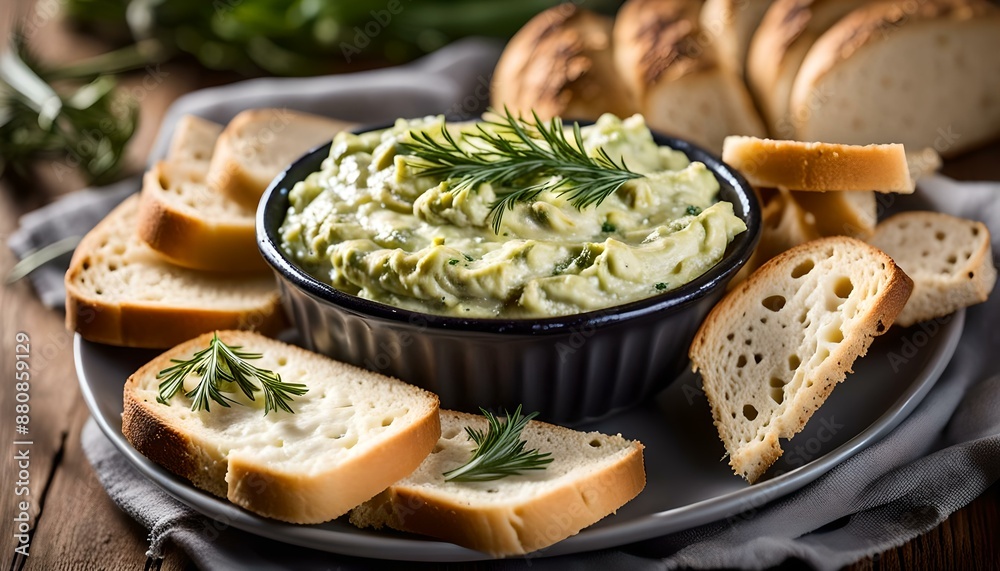 Fresh Organic Artichoke Dip with fresh Bread
Fresh Organic Artichoke Dip with fresh Bread