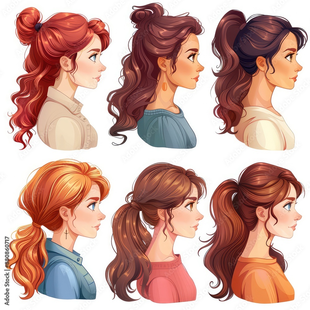 Chic Women’s Hairstyles Collage Chic Women’s Hairstyles Collage