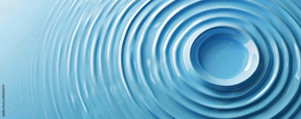 Futuristic modern conceptual banner with modern conceptual water rings, ripples on bright blue background. contemporary design elegant design Futuristic modern conceptual banner with modern conceptual water rings, ripples on bright blue background. contemporary design elegant design