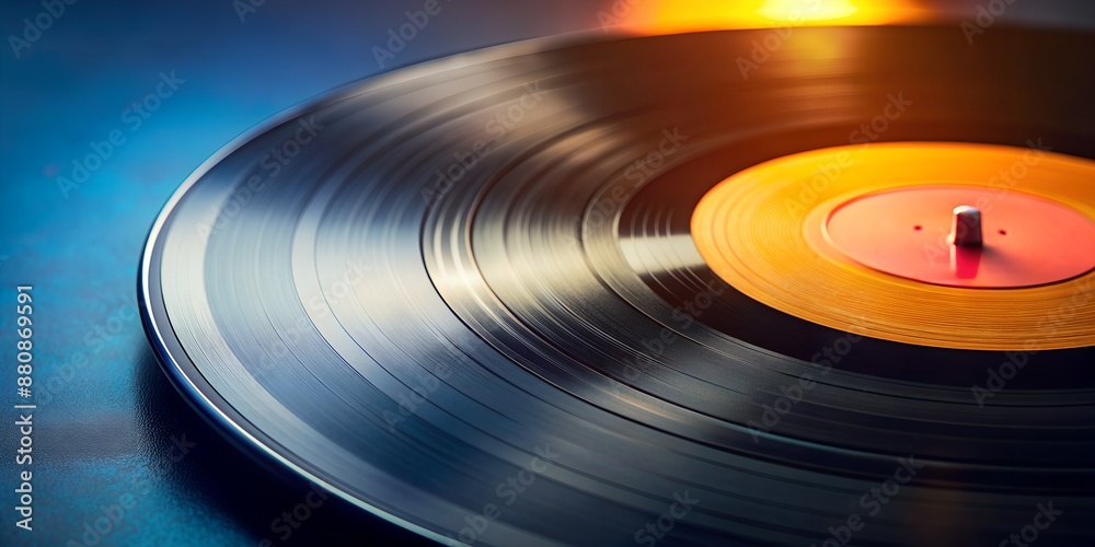 Schallplatte Vinyl Schellack Vinylscheibe Scheibe Platte AI-Created Content