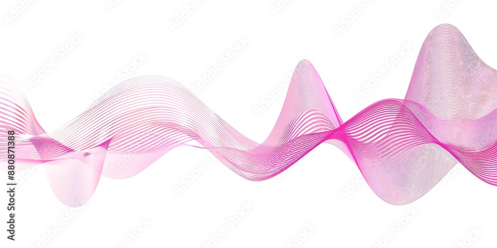 A simple vector graphic of sound waves, representing the audio channel on your phone or computer.The wave shape is clearly visible and has smooth curves to represent different sounds. A simple vector graphic of sound waves, representing the audio channel on your phone or computer.The wave shape is clearly visible and has smooth curves to represent different sounds.