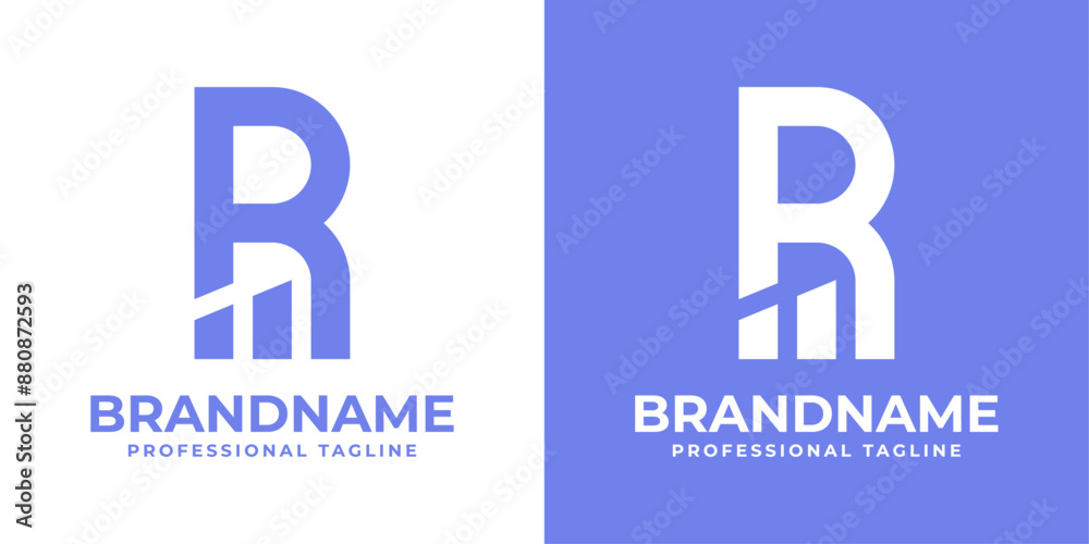 Letter R Financial Logo, Ideal for Wealth Management Services Letter R Financial Logo, Ideal for Wealth Management Services