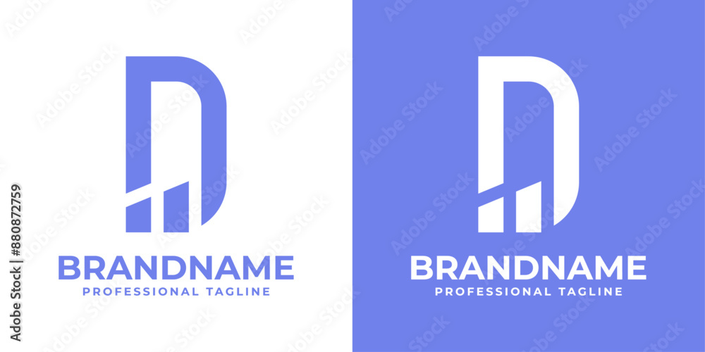 Letter D Financial Logo, Ideal for Wealth Management Services Letter D Financial Logo, Ideal for Wealth Management Services