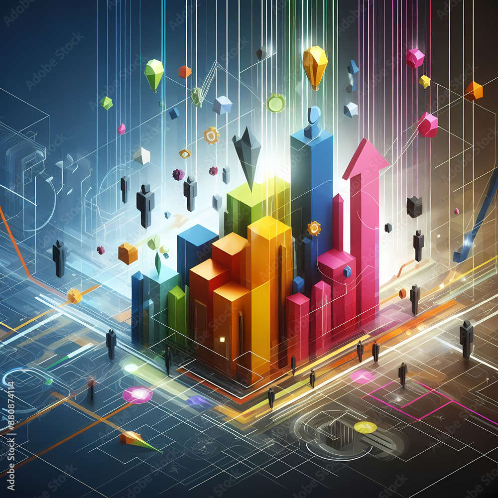 Fototapeta premium abstract business background