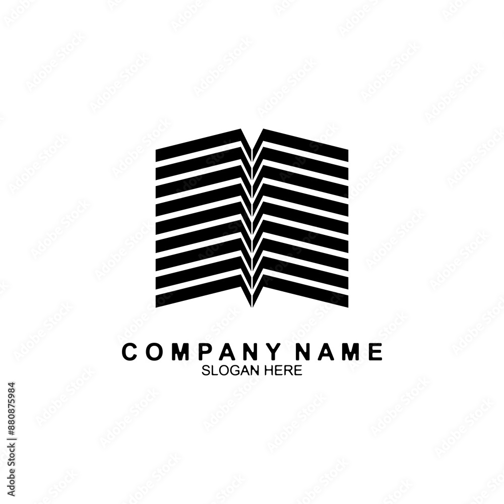 Real estate logo design. Perspective view of modern building. Residence logo template. Construction logo. Twin skyscraper logo ideas. Real estate logo design. Perspective view of modern building. Residence logo template. Construction logo. Twin skyscraper logo ideas.