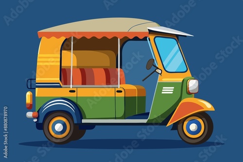 bus on the road