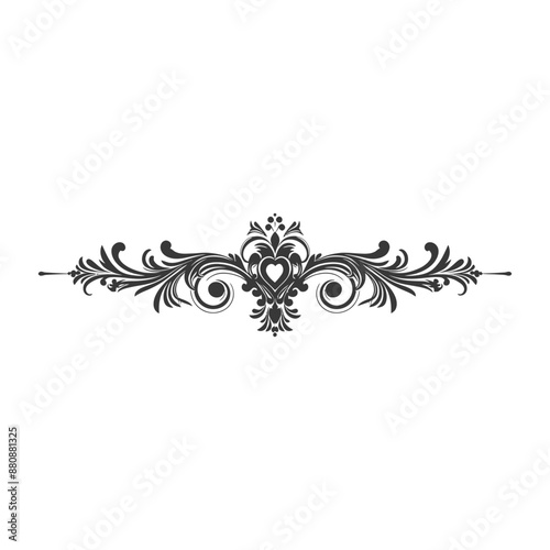 horizontal line divider minimalist logo or symbol black color only