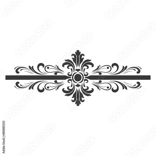 horizontal line divider minimalist logo or symbol black color only