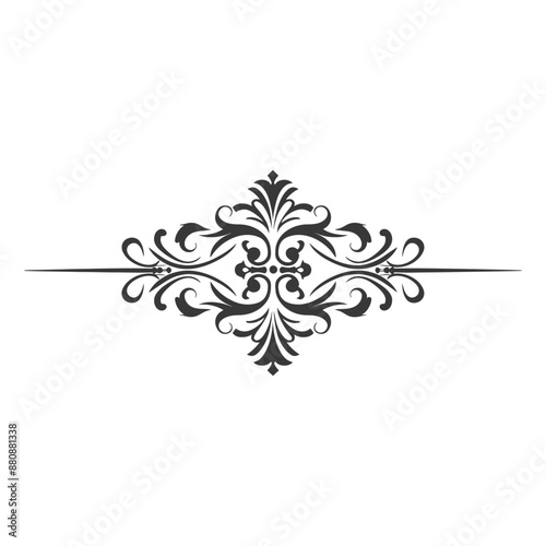 horizontal line divider minimalist logo or symbol black color only