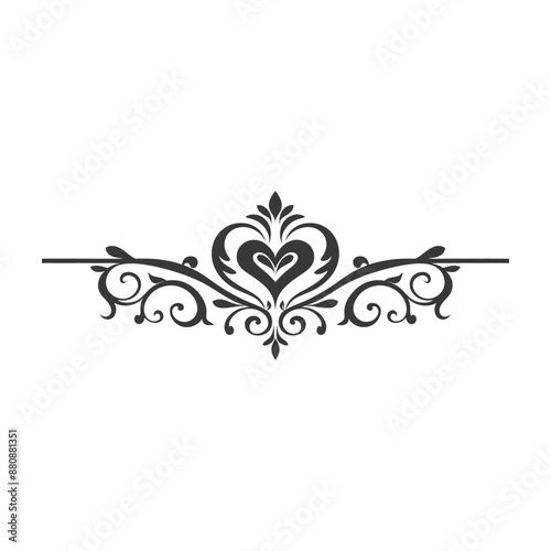 horizontal line divider minimalist logo or symbol black color only