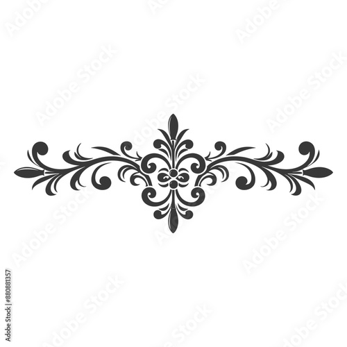 horizontal line divider minimalist logo or symbol black color only