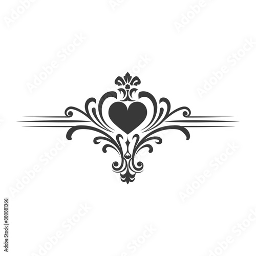 horizontal line divider minimalist logo or symbol black color only