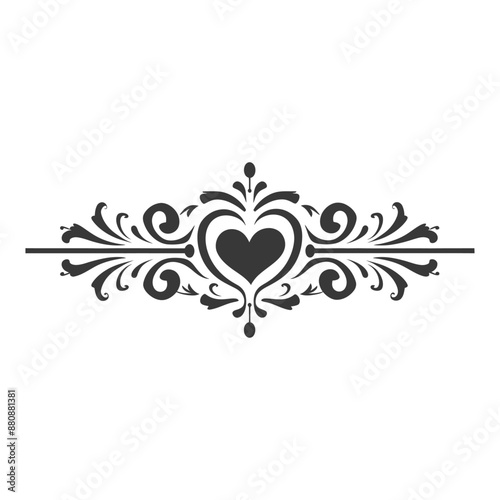 horizontal line divider minimalist logo or symbol black color only