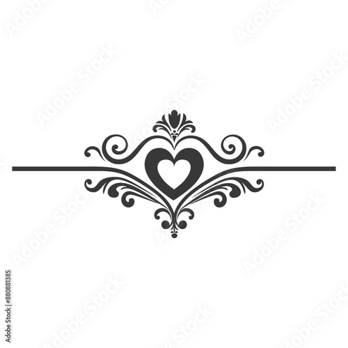 horizontal line divider minimalist logo or symbol black color only