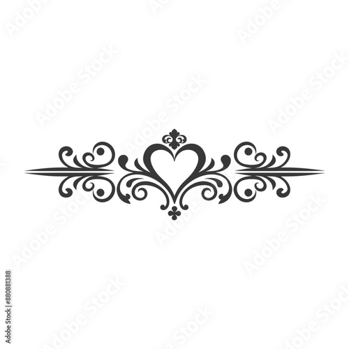 horizontal line divider minimalist logo or symbol black color only