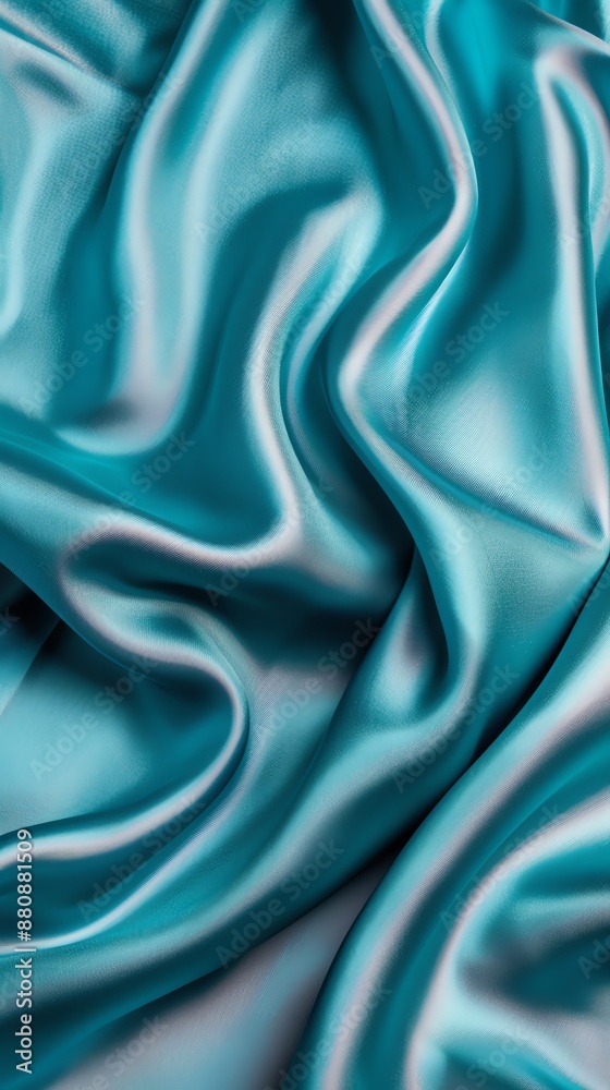 Fototapeta premium Shiny, smooth silk with luxurious softness, natural fabric elegance, refined material
