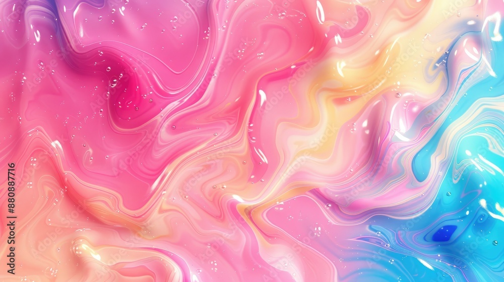 Abstract neon liquid wavy background. Liquid art, marbling texture Abstract neon liquid wavy background. Liquid art, marbling texture