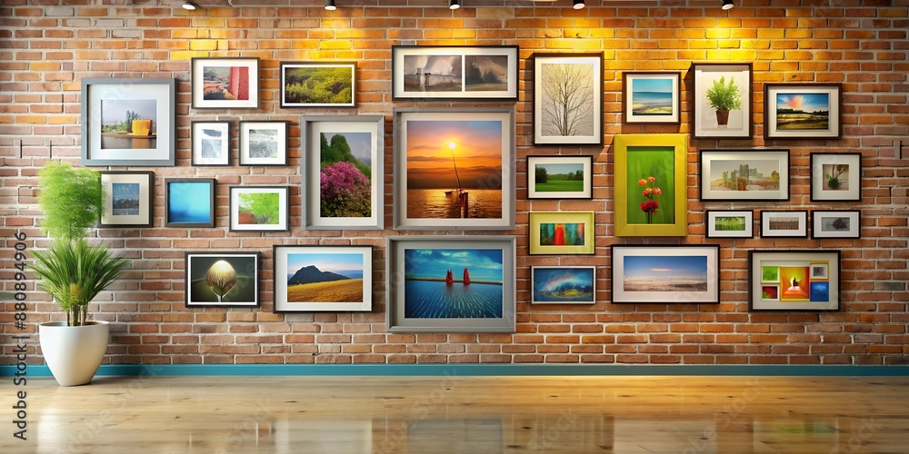 A picture on a wall informative Vibrant engaging AI-Created Content