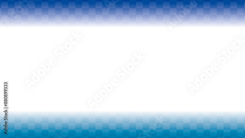 市松　フレーム　上下　青と水色　和柄　爽やか　夏