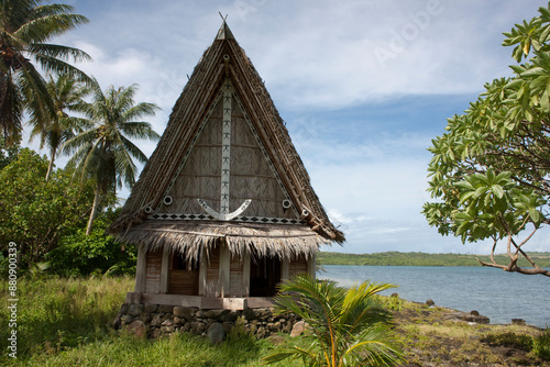 Yapp Islands Micronesia. Traditional men's club