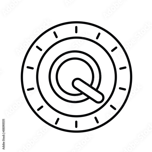 quetzal  line icon with white background vector stock illustration