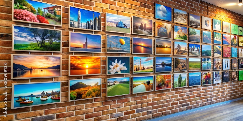 A picture on a wall informative Vibrant engaging AI-Created Content