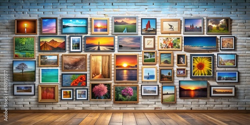 A picture on a wall informative Vibrant engaging AI-Generated Content © boxcs