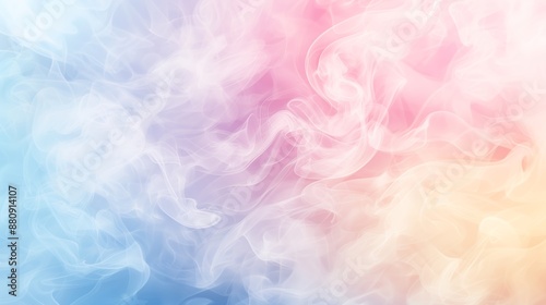 Vivid Multicolored Ethereal Background With Blue, Pink, Purple, Ombre, Gradient, Perfect For Abstract Modern Designs, Seasonal Holiday Themes, Soft Pastel Smoke Effect, Digital Art, Wall Decor