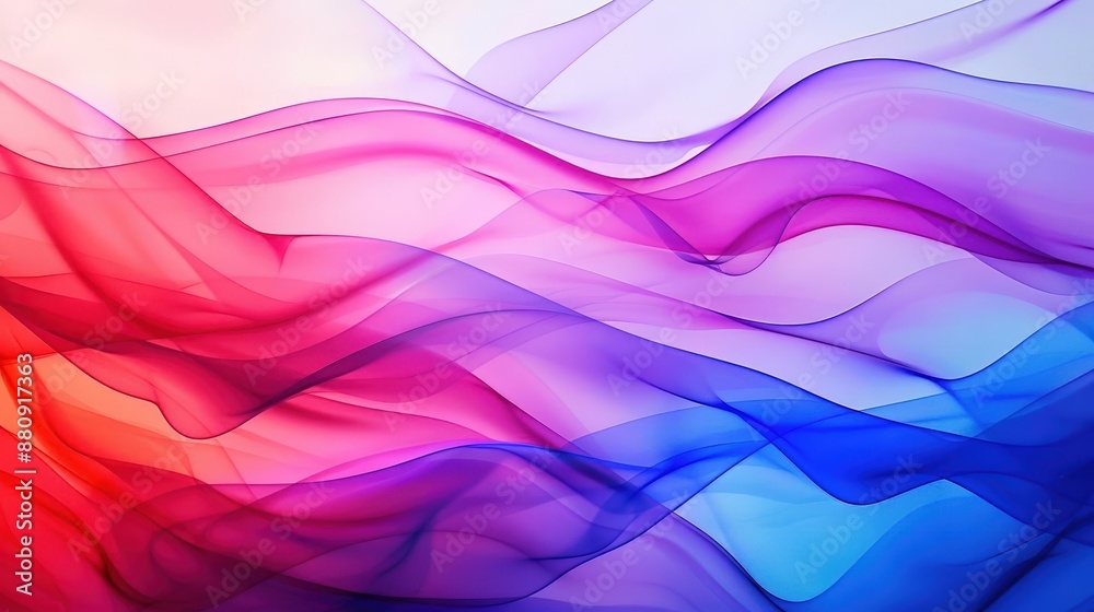 Obraz premium A Close-up Shot Abstract Watercolor Silhouettes of Watercolor business silhouettes, vibrant overlapping hues