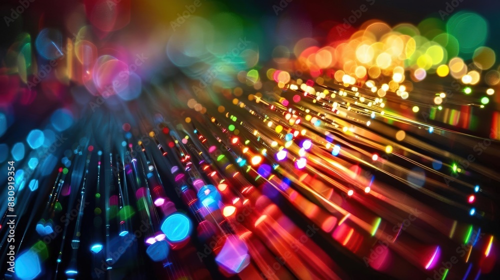 A Close-up Shot of a Prismatic identity diffraction, diverse spectral separation
