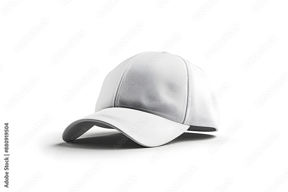 Minimalist mockup of blank hat with fabric texture isolated on white background. Minimalist mockup of blank hat with fabric texture isolated on white background.
