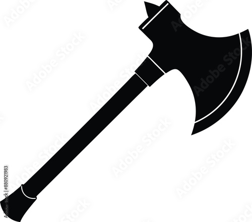 black and white axe illustration. woodwork, line art, woodcutter, woodworking,  wooden, ax, carpenter, 