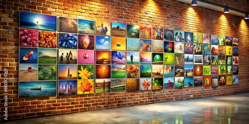 A picture on a wall informative Vibrant engaging Generative AI © boxcs