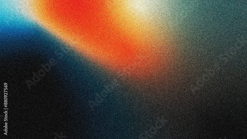 grainy gradient red blue Glowing Lines on a grunge Textured Background