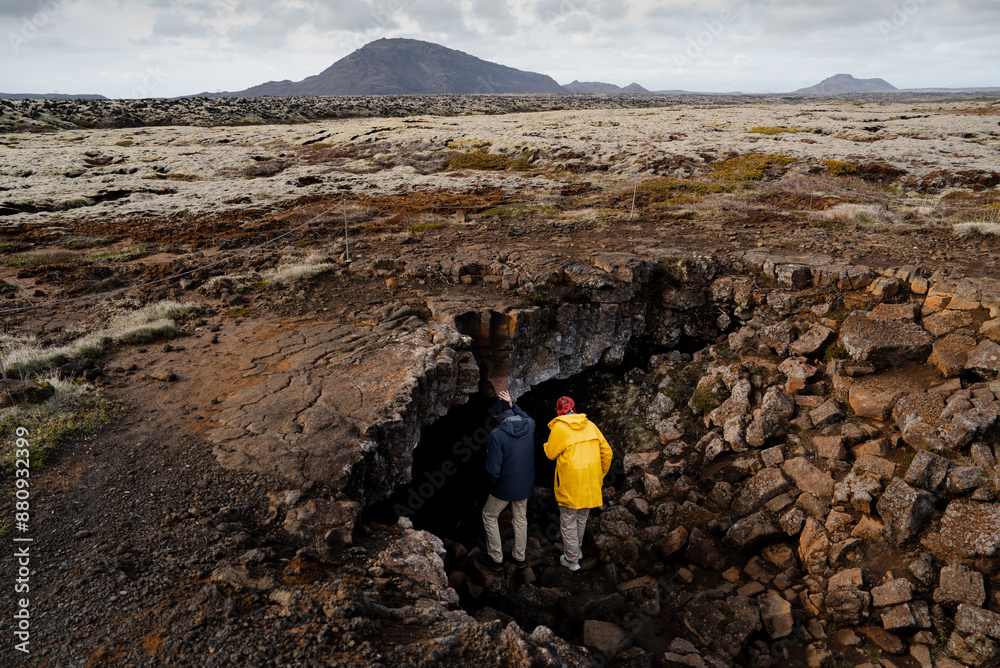 Blick in die Lavahöhle