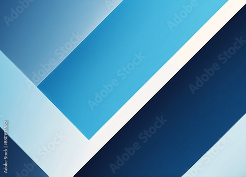 Free Download Geometric abstract art featuring overlapping blue, white, and dark blue shapes creating a sleek, dynamic pattern - GFXLoad