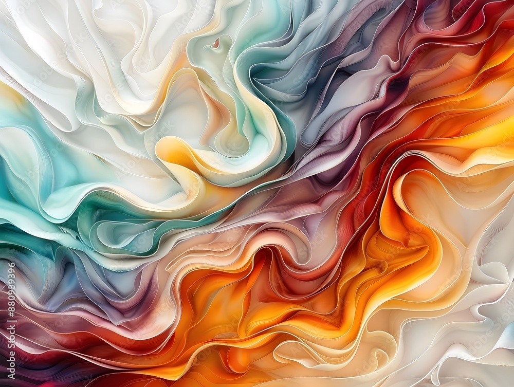 Swirling Sorrel Gradient:An Abstract Digital Artwork with Captivating Motion and Colors Swirling Sorrel Gradient:An Abstract Digital Artwork with Captivating Motion and Colors
