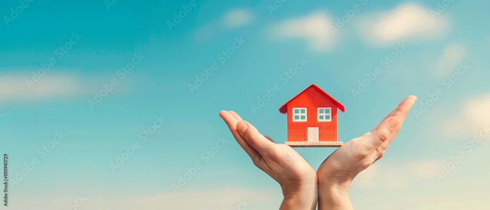 Naklejka premium Property flipping, buying and renovating homes