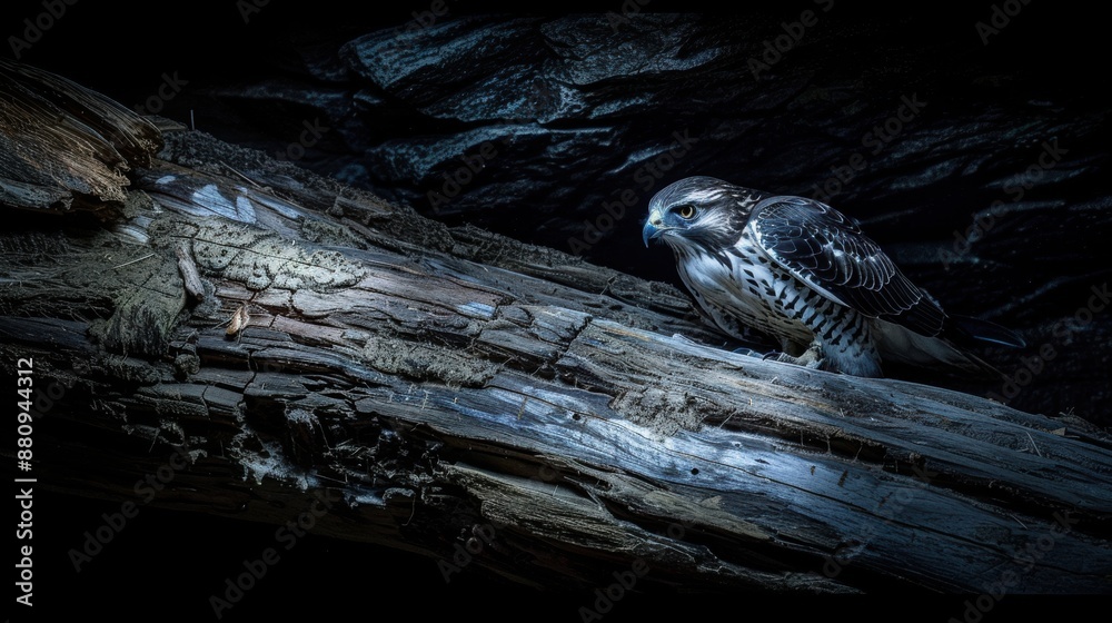 Majestic studio portrait of a Buzzard in high fidelity Majestic studio portrait of a Buzzard in high fidelity