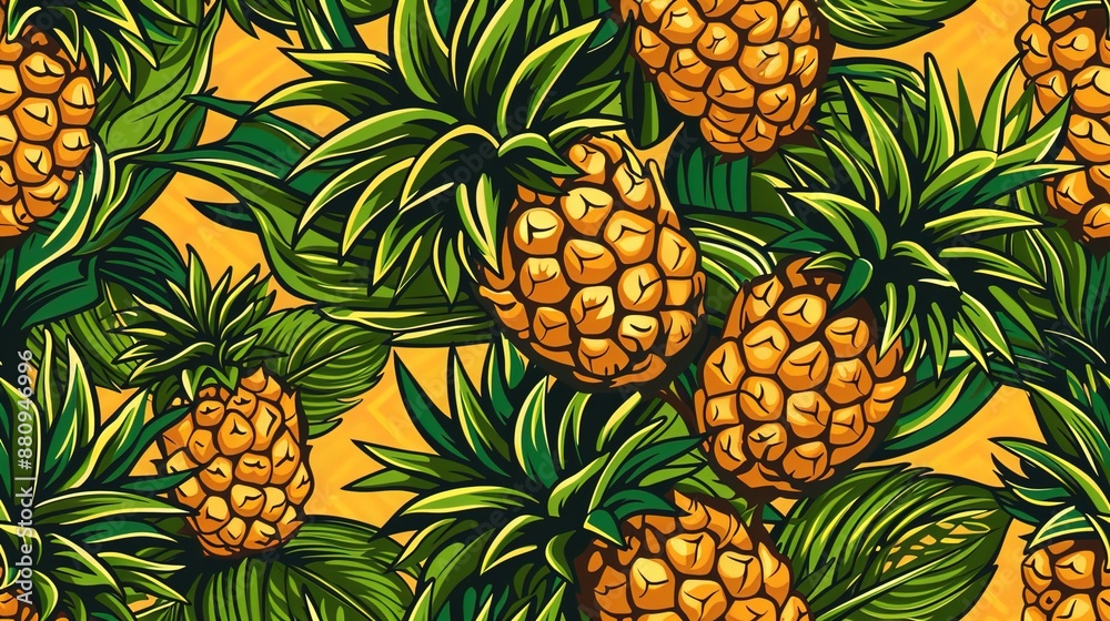 pineapple pattern wallpaper pineapple pattern wallpaper