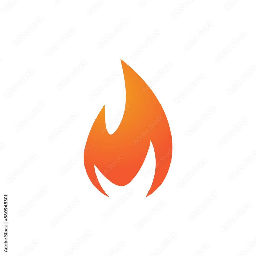 Fire flame vector illustration design template Fire flame vector illustration design template