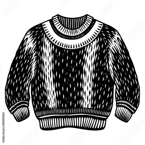 illustration of sweater