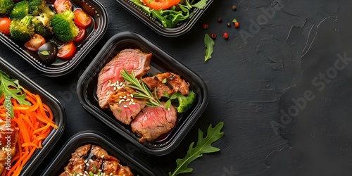 Enhancing Meal Delivery Services with Personalized Meal Prep Options for Varied Culinary Experiences. Concept Meal Prep Options, Personalized Service, Varied Culinary Experiences photo