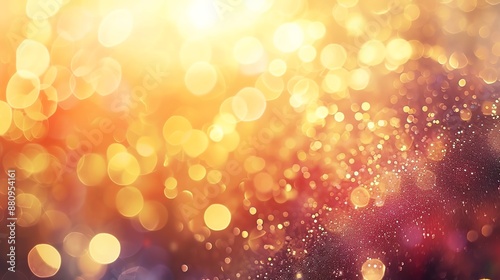 Sparkling bokeh background