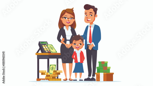 Bank loan. Business trading entrepreneur proposal mon