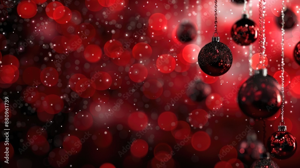 Red and black Christmas backdrop Red and black Christmas backdrop