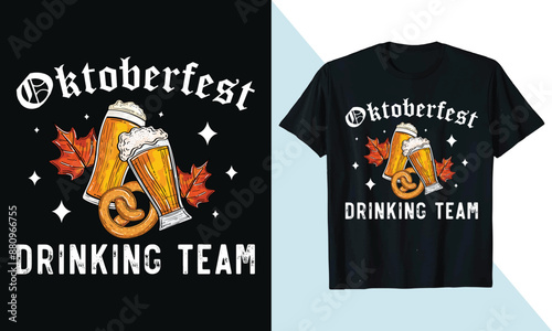Oktoberfest drinking team t-shirt, Polish Drinking Team Beer, German beer festival shirts